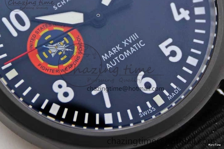 MIROTIME 0717 Mark XVIII ‘TOPGUN SFTI’ Ceramic M+F Best Edition Black Dial on Black Nylon Strap A MultiPurpose 7047